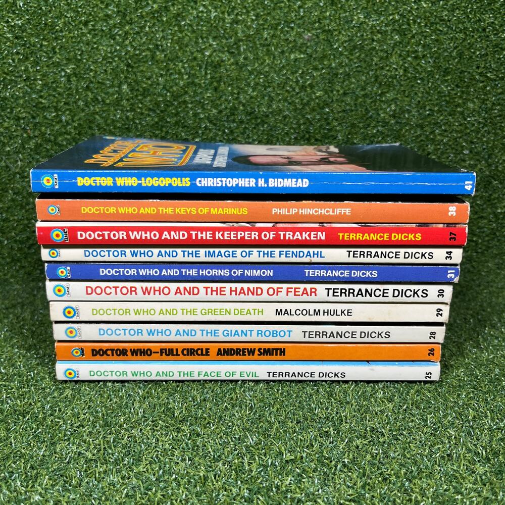 Doctor Who Paperback Lot of 10 Vintage Novel Mixed Authors